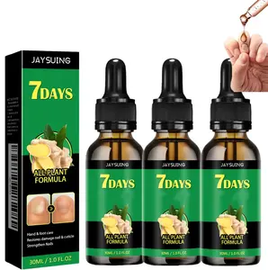 [3Pcs]Ginger Nail Treatment,Ginger Nail Treatment Nail Support Nail Care, Ginger Cuticle Care Oil for Nails Strengthener Oil, Daily