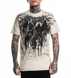 Affliction Men's T-shirt Black Night