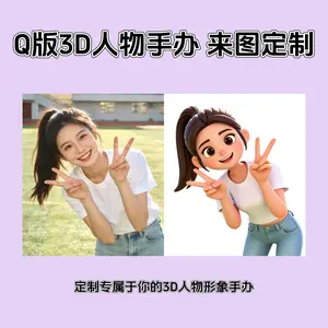 Custom 3D Printed Realistic Character Figurines with Big Heads | Personalized Photo Customization for Birthday, New Year & Family Portrait Gifts