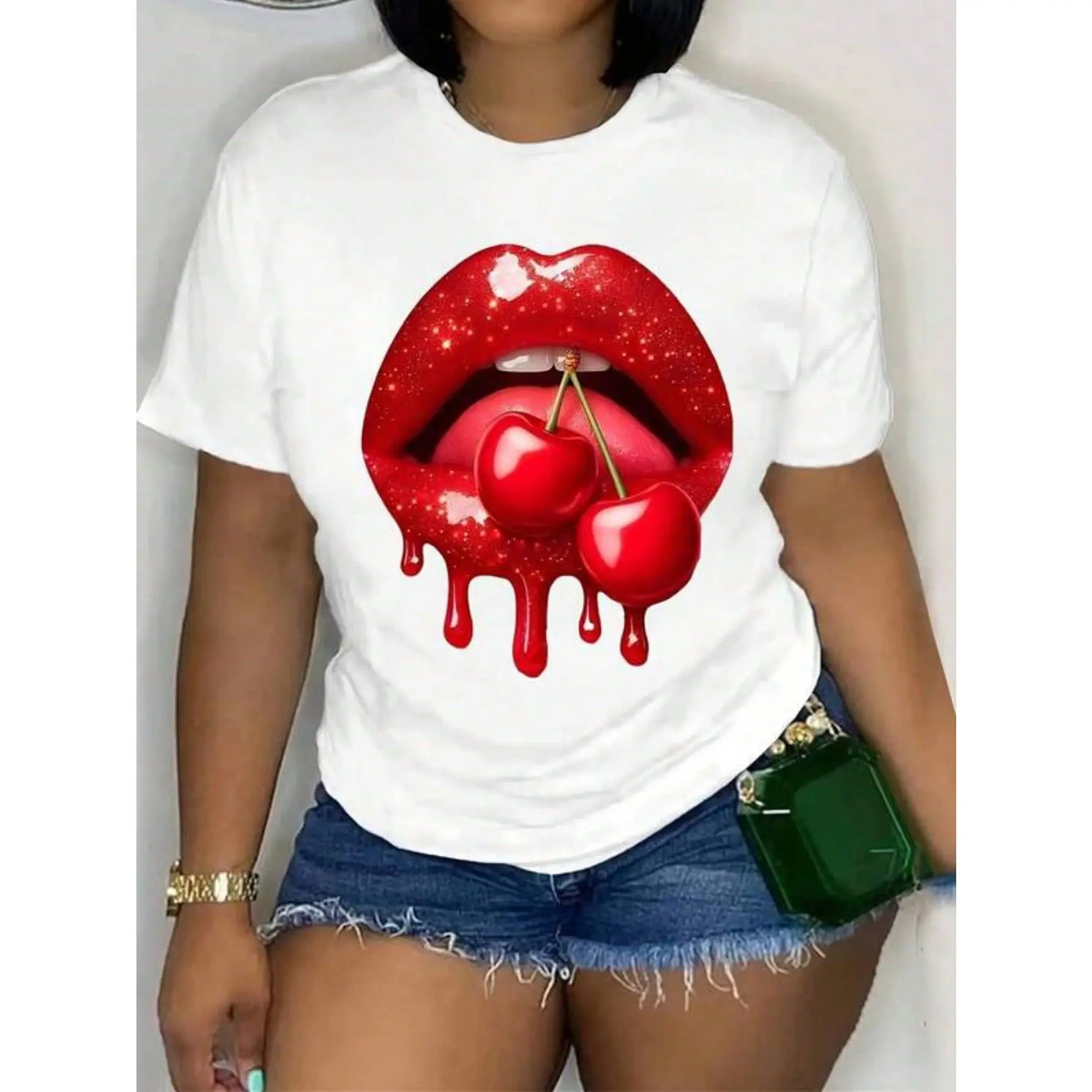cherry tshirts for women - TikTok Shop