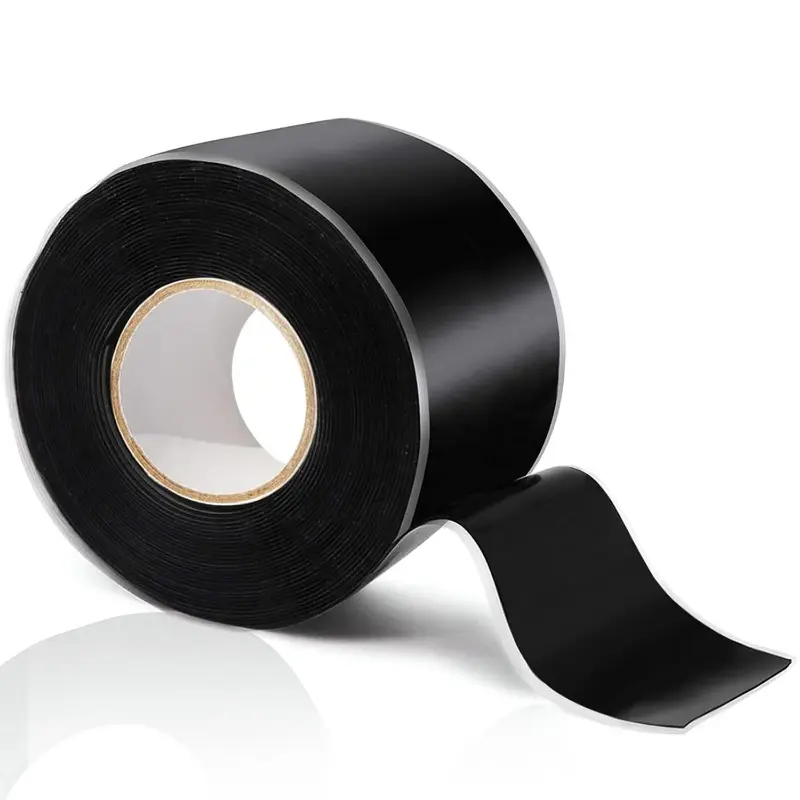 Silicone Grip Tape - Self-Fusing Rubber Wrap for Gym Equipment Handles, Pull Up Bars, Barbells, Dumbbells