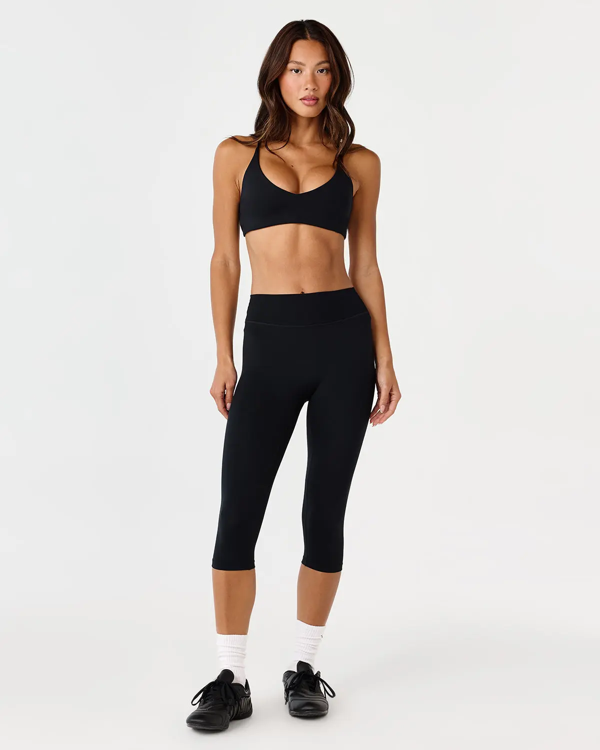 Form Invisible Scrunch Capri Leggings | Black