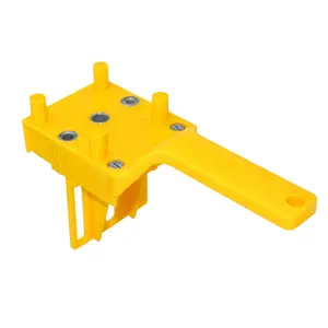 Woodworking Dowel Jig, Woodworking Dowel Jig with 3 Counts Drills, Handheld Jigs with Accessories for Wood Drilling Doweling Hole Saw Tools