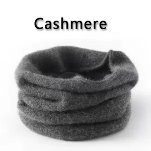Cashmere Scarf Unisex Neck Warmer Soft Cashmere Accessory for Winter Fashion Women's & Men's