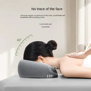 Soft U-Shaped Massage Pillow - Breathable Comfortable Design, Perfect Bathroom Gadget & Home Supply for Spa, Salon & Daily Relaxation