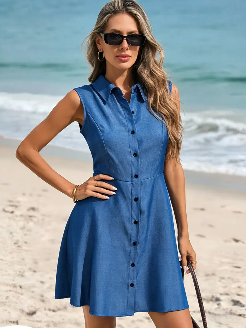 Sinch in a denim dress - TikTok Shop