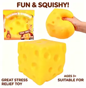 Safe & Non-Toxic Cake Squishy Toy, Ideal for Kids Play & Adult Office Stress Relief