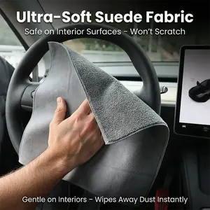 Ultra-Soft Suede Microfiber Towel – Super Absorbent, Lint-Free, Quick-Dry, Durable, Perfect for Car, Home, Kitchen, Gym, or Travel – Gentle on Surfaces, Easy to Fold and Store, Premium Quality, Multipurpose Cleaning & Drying Towel