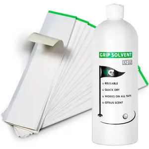 Professional Golf Grip Tape 2" x 10" Solvent Activated Double Sided Adhesive Strips for Regripping Golf Clubs