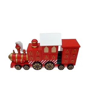 Wizardi Christmas Red Train Advent Calendar F07M14-4-Y01717