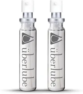 Uberlube Good-to-Go Glass Refill Cartridges 2x15ml Premium Glide 55ml - Body-Friendly, Unscented