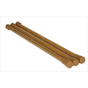 Camco 43823 Oak-Finish Refrigerator Bars - 3 Per Pack
