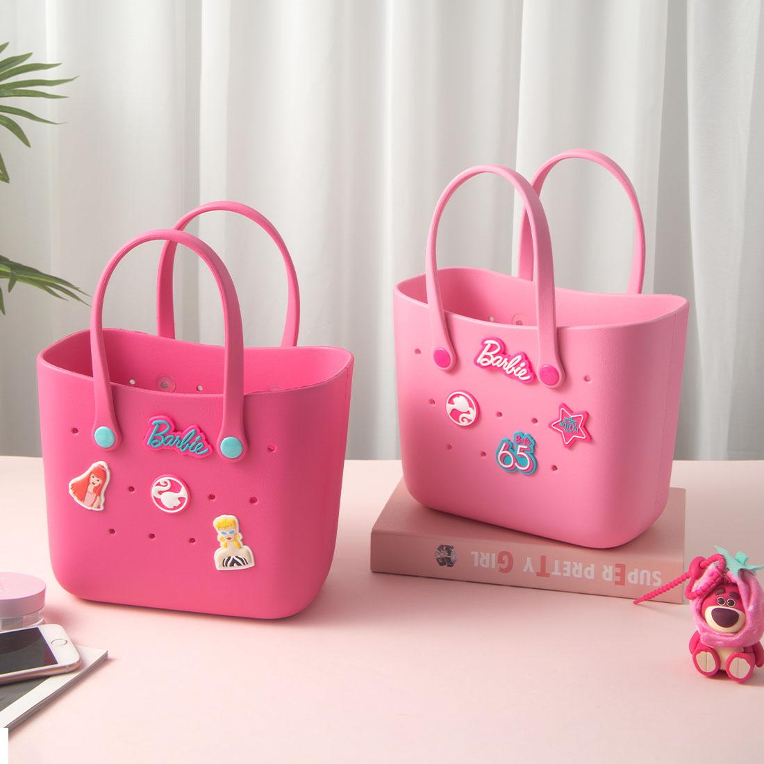 Disney Cute Versatile Holey Bento Bag Featuring Marie Cat Stitch Lotso for Girls' Stylish Storage Daily Versatility Pop-Up Pouch Cartoon Colorful Compact