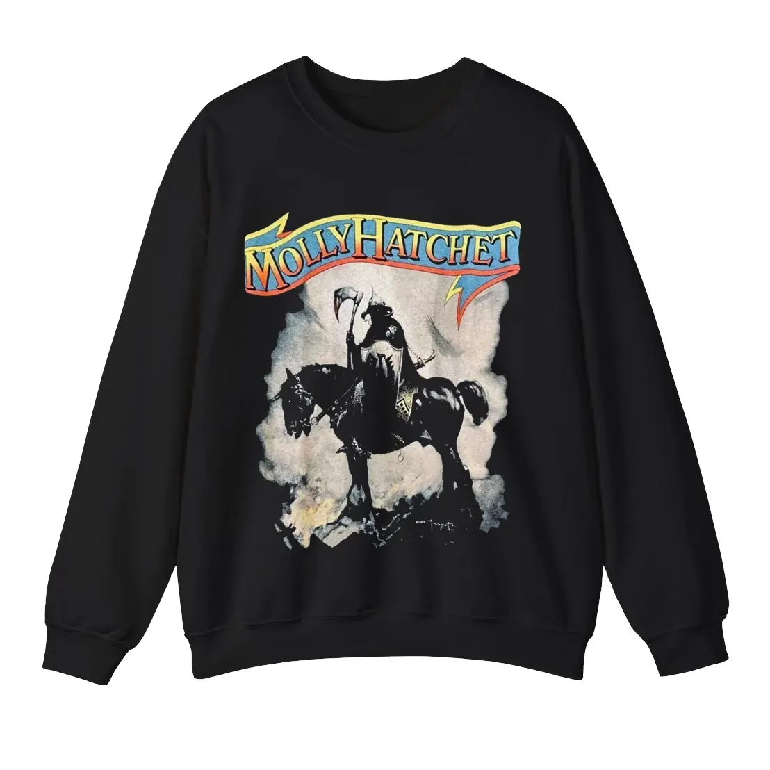 MOLLY HATCHET TOUR T-Shirt Sweatshirt Cotton Collar Fabric Unisex Man Woman Top