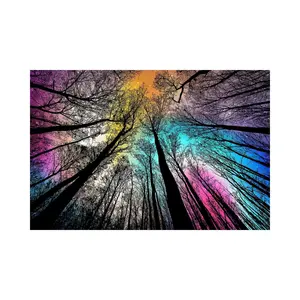Puzzle-Forest Under Starry Night-1000 Pieces Colorful Puzzle for Adult,Hard Challenge Puzzle for Adult