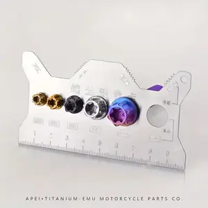 Stainless Steel Screw & Bolt Measuring Caliper, Precision Thread Gauge with Micrometer Scale, Durable Industrial Measurement Tool