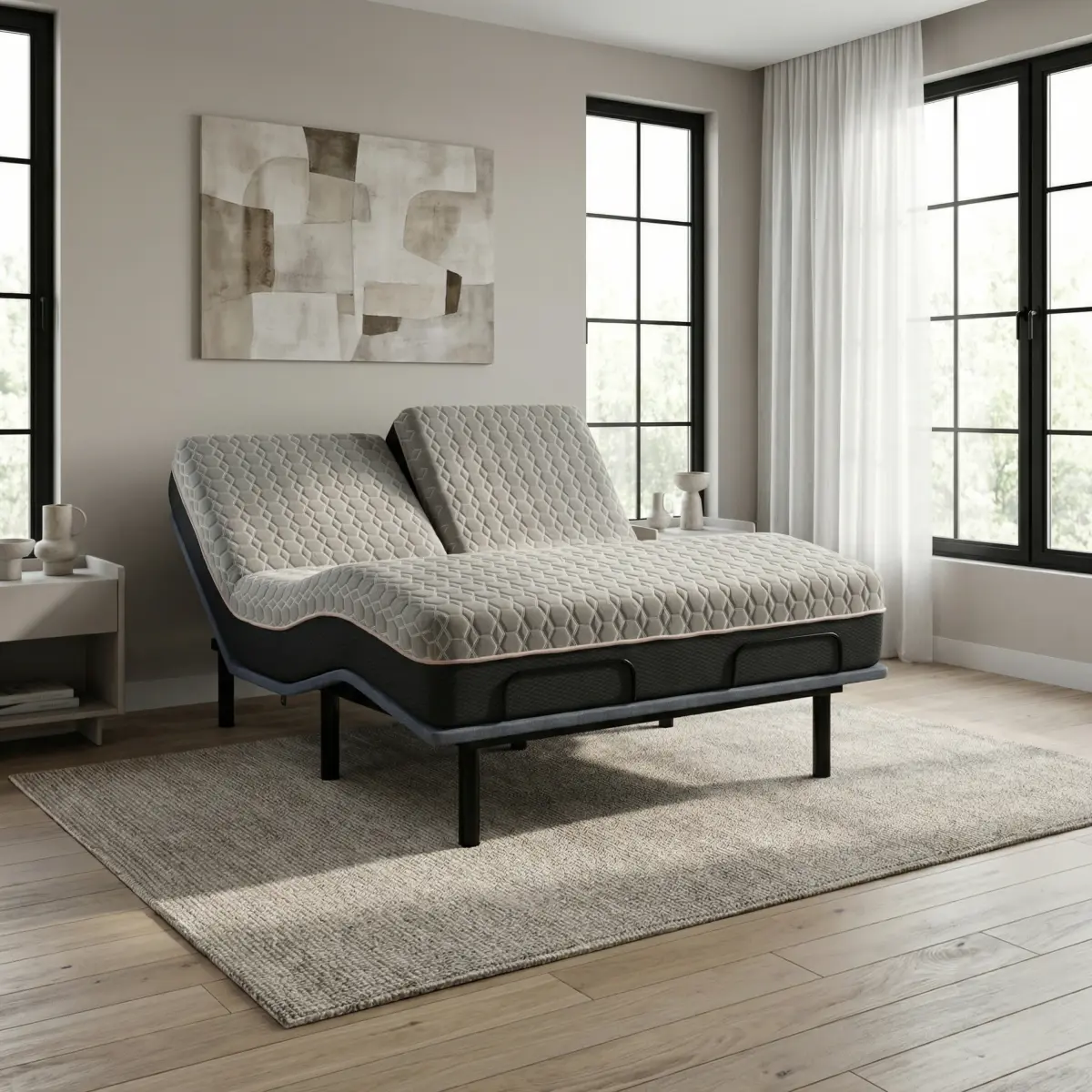 Queen Size Mattress - 12 in Copper Foam Plush Hybrid Split Top, Breathable Ergonomic Pocket Spring Support, 80 x 60 x 12 inches, CertiPUR-US Certified, Made in USA, Modern Phase Change Design, Single Box Delivery