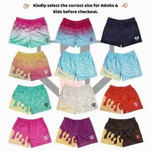 Summer Baseball Mesh Shorts for Youth & Adults | Lightweight Quick Dry Athletic Shorts | Casual Sports Streetwear Fit
