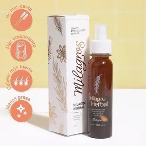 Herbal Miracle Revitalizing Hair Tonic Milagros, Enhances hair Growth & Strengthens Follicles, tónico herbal de milagros