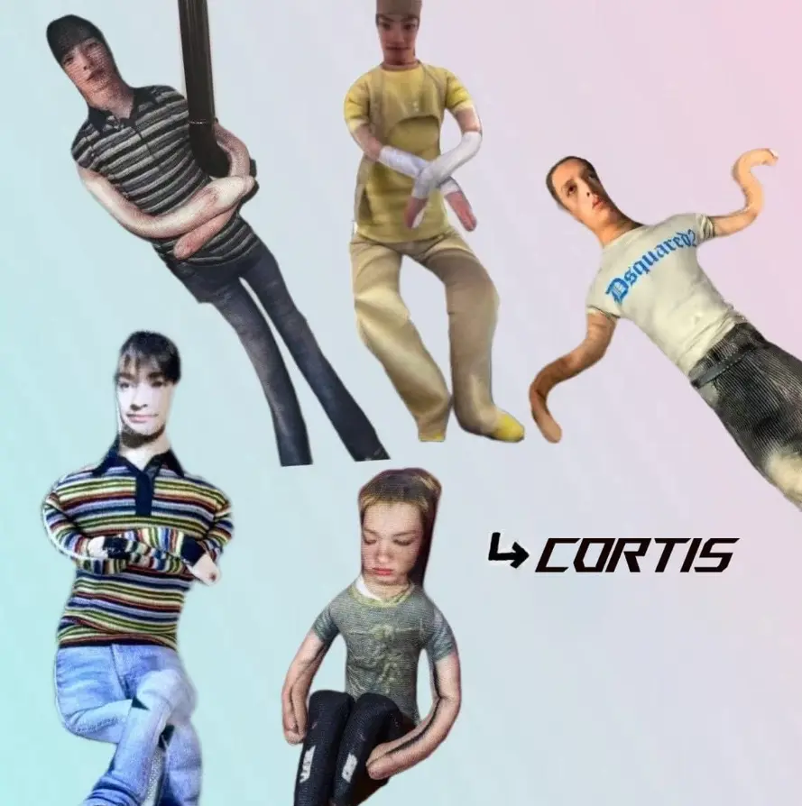 New Cortis Group Abstract Artistic Doll, Collectible Fashion Figure, Creative Character Display Toy, Fan Collection Decor, Cute Desktop Ornament, Gift for K-Pop Lovers
