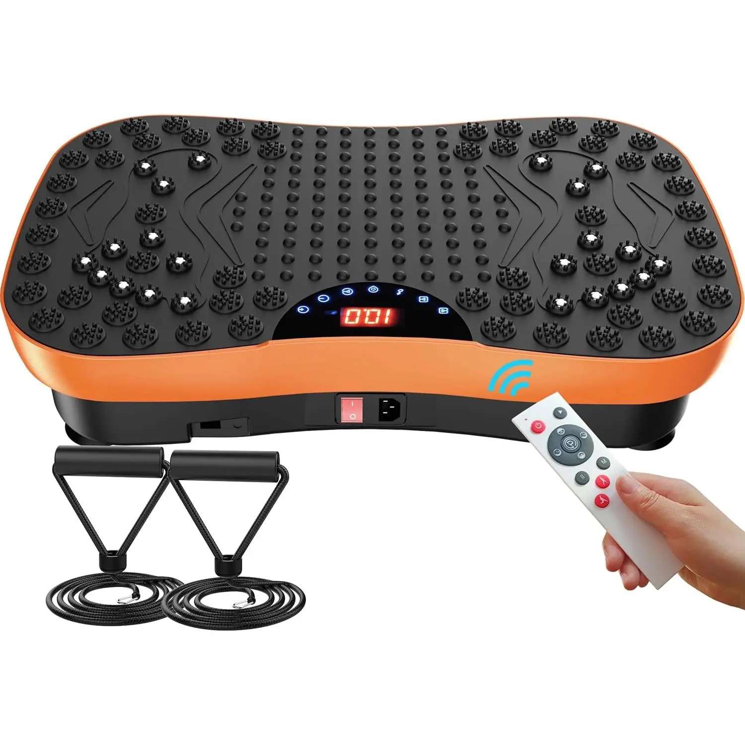 AXV Vibration Plate Fitness Platform - Home Exercise Equipment for Lymphatic Drainage, Full Body Workouts, Stress Level Reduction, Rehabilitation, Repair, Body Sculpting (For Men, Women)