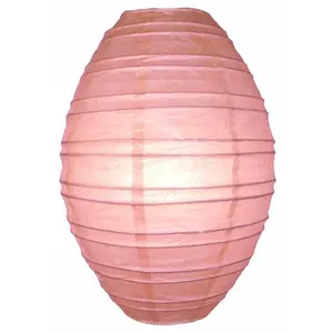 Pink Kawaii Unique Paper Lantern, 10-inch x 14-inch
