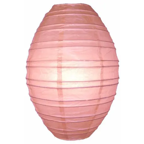 Pink Kawaii Unique Paper Lantern, 10-inch x 14-inch