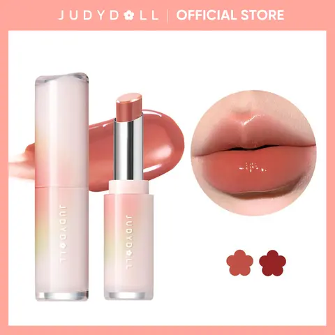 [Any 4 items] JUDYDOLL Watery Glow Lipstick - Moisturizer Lip Lacquer, Liquid Lip, Glossy, Lightweight, Blur Effect, Non-Stick Cup, Waterproof, Smooth, Plumping, Diverse Shades, Summer Makeup Cosmetic for Refreshed Look, Hydrating