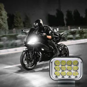 Motorcycle LED Headlight Bulb, 12-LED Super Bright Motorcycle Headlight Bulb, Motorcycle Lighting Lamp, Warning Light, Fog Light, Driving Light, Motorcycle Accessories