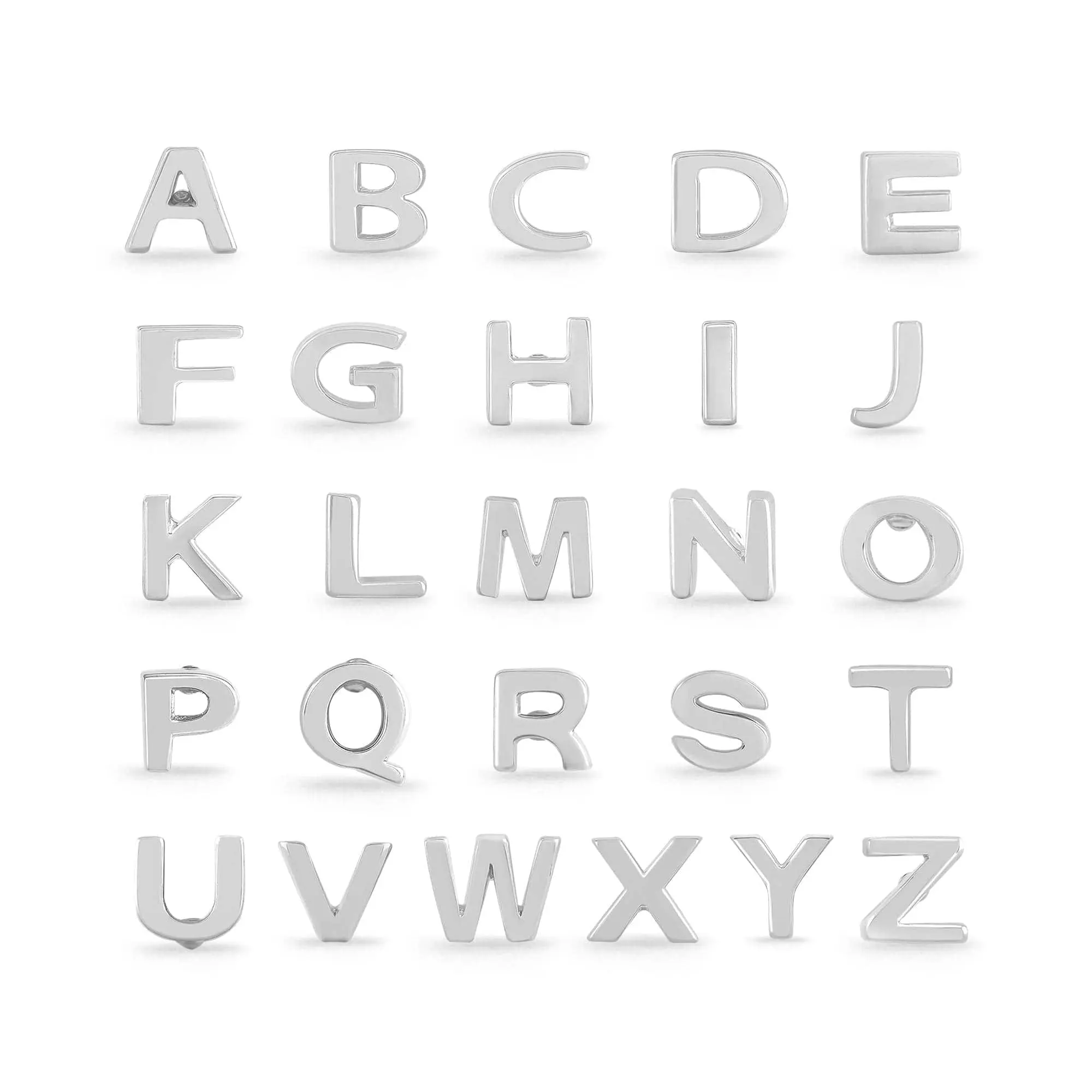 Alphabet Single Letter Stud