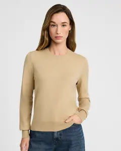Express Airy Soft Skimming Crew Neck Sweater