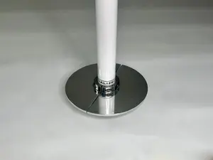 Miami Saucer Base - Metal Spinning Platform for Pole Dance - 100% Aluminum - Easy Installation & Removal - Enhances Flow & Tricks