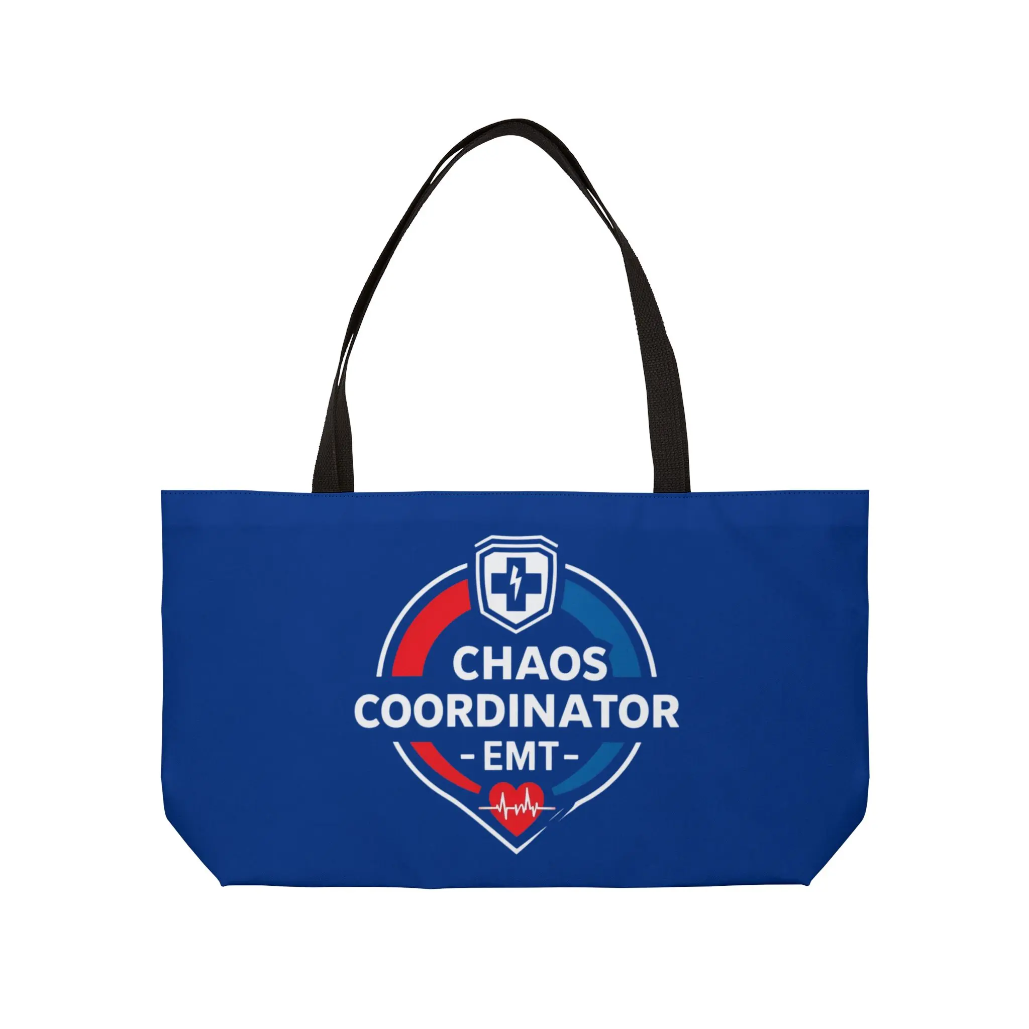 Chaos Coordinator EMT Weekender Tote Bag Perfect Gift for Emergency Medical Technicians, Stylish Travel Bag, Hospital Visits