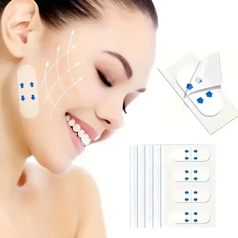 40 Pcs Eyelid tape, facial skin, double chin and neck, immediate tightening effect, waterproof, alcohol-free, easy to use, suitable for both men and women
