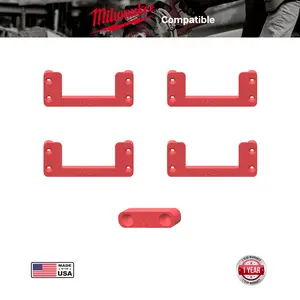 Milwaukee Packout Female Mount | Cleat w/ Locking Block (4 Pack)