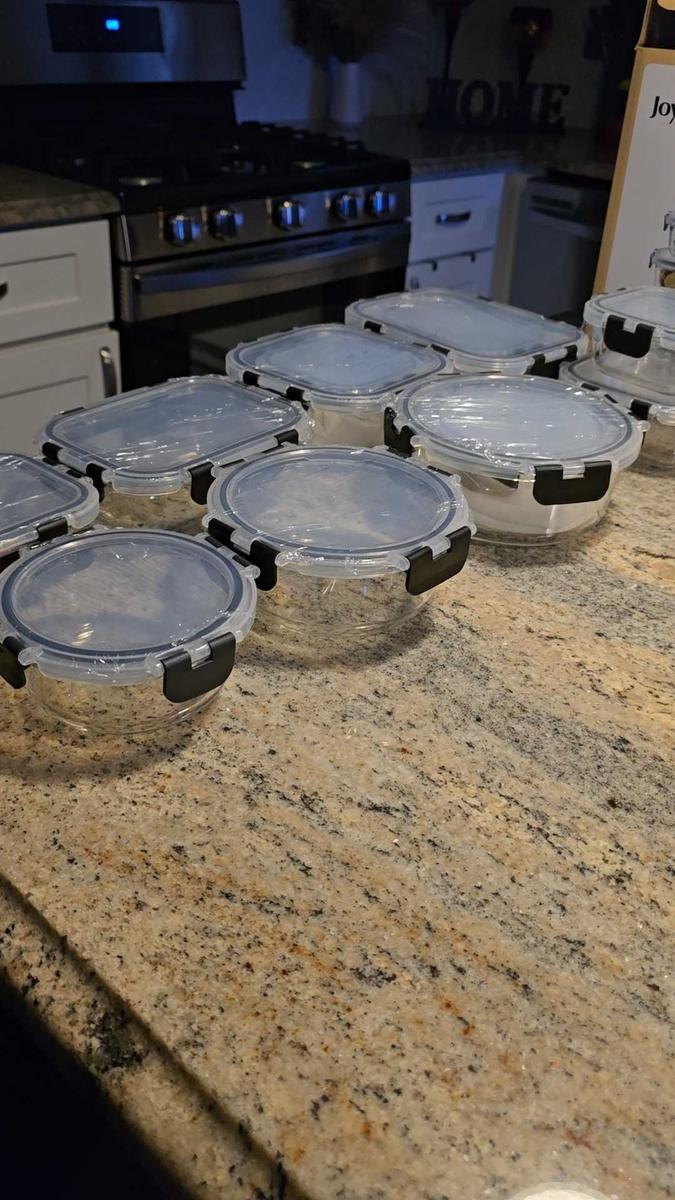 Item: Black, Food Storage Containers