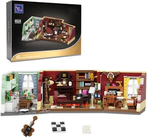 PANTASY Sherlock Holmes Apartments Building Bricks Set, Baker Street Building Kit, Delightful Nostalgia Gift for Adults, Collectible Display Model, Pantasy Icons Modular Building House Blocks (86218)