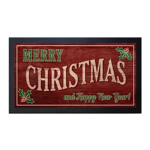 Bar Service Mat - Merry Christmas Tableware, 17.25" x 10"