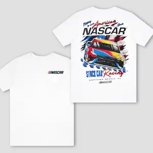 [New] NASCAR Racing 2026 TShirt, American Stock Car Daytona Beach Graphic Print Design, Soft Cotton Fabric, Unisex Fit for Racing Fans, Perfect Gift for Motorsport Lovers