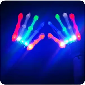 LED Gloves Toys for 4-7 Year Old Boys Girls, 6 Modes Flashing Light Cool Fun Kids Toys, Ideal Gifts for Parties and Christmas Stocking Stuffers