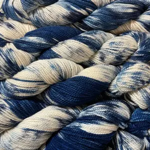 KC Indigo Worsted Weight Yarn – Merino & Silk Base