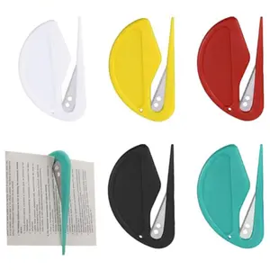 Plastic Mini Envelope Opener Knife, Paper Cutting Craft Knife, Rope Cutter, Elastic Band Wire Cutter Blade, Essential Office Tool, Paper Cutters