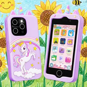 1 Travel Hack for Kids! Toy Smartphone with Music, Camera & Puzzle Games | Screen-Free Entertainment for Road Trips (No WiFi)