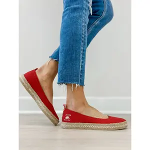 Blowfish Malibu Benita Espadrille Sneaker in Red Suede