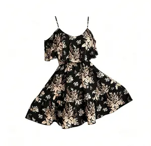 Women's  Short Sleeve Ruffle A Line Vacation Elegant Mini Dresses