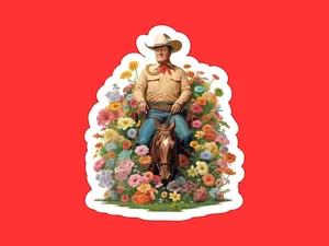 John Wayne Sticker