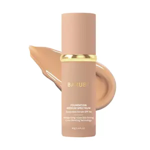 1 Bottle ｜BARUBT Color - Mimicking Medium Spectrum Sunscreen Concealer Foundation｜Full Coverage·Oil - Control & Waterproof·Moisturizing & Repairing｜SPF50 Long - Lasting Natural Finish·All Skin Tones
