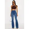 Tall Audrey Booty Lifting Stretch Flare Jeans - Dark Wash
