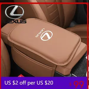 Interior Mouldings For Lexus IS500 LS460 RC200 LM300 RX450 LX NX350h UX RZ450e Leather Car Armrest Box Center Console Arm Rest P