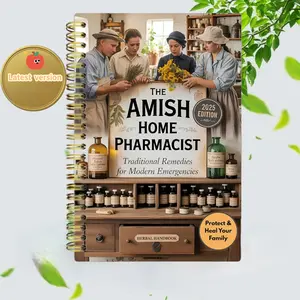 Book lover gifts | Latest version Forgotten Home Apothecary & Lost Herbal Remedies | Holistic Wellness | The Amish home pharmacist | Natural Therapy Handbook Guide